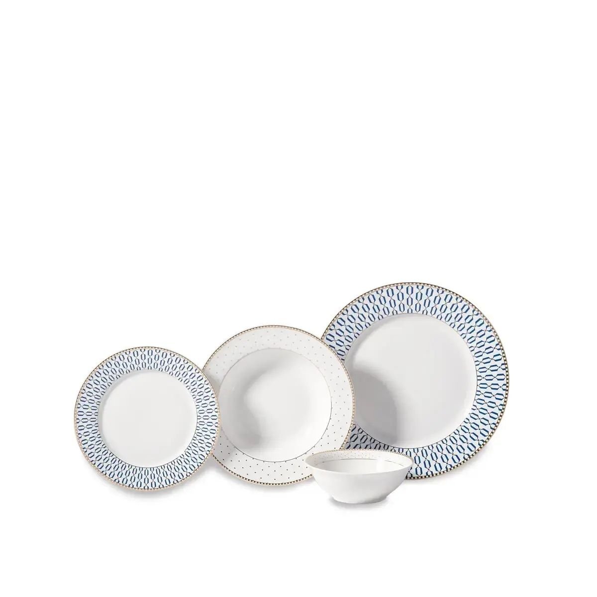 Korkmaz Perla Collection 60 Parça Yuvarlak Yemek Takımı A8389
