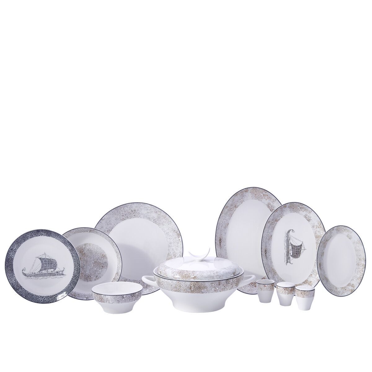 Korkmaz Lidya Coll. 60 Parça Yemek Takımı A8190