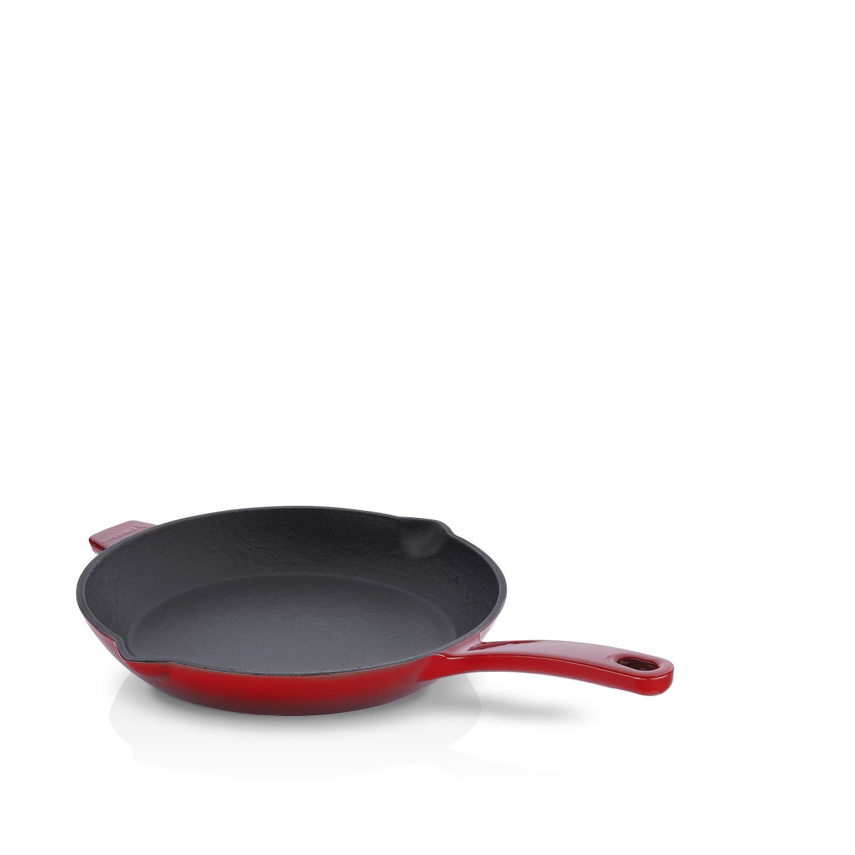 Korkmaz Casta Yuvarlak Grill Döküm Tava Kırmızı 20x20 cm A2935-1