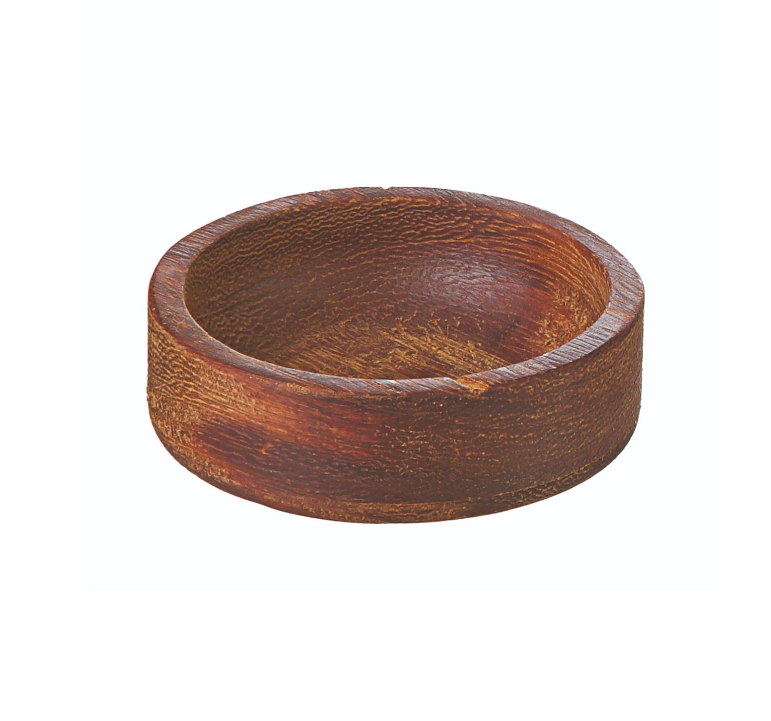 GRV-1902-2 Iroko Yuvarlak Sosluk-Çerezlik - 8 cm