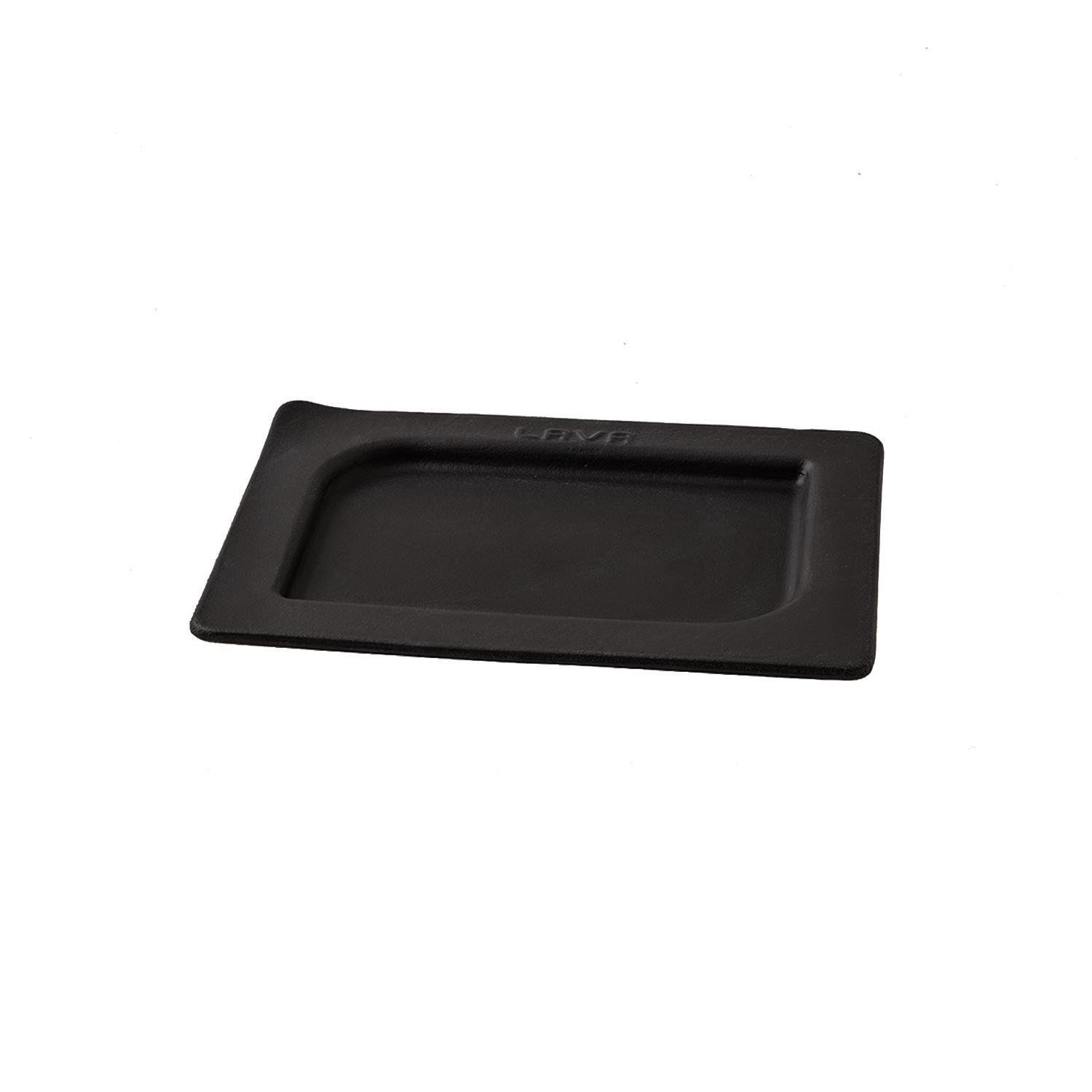 Lava Döküm Dikdörtgen Servis Tabağı Ölçü 19x26cm.