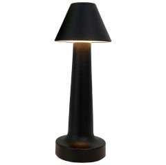 GRV-812 Şarj Edilebilir Led Masa Lambası - Siyah - D9*H22CM