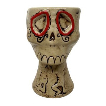 GRV-20229 Groovy Seramik Tiki Kokteyl Bardak - (8,5×13,5 cm) 450 cc