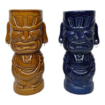 GRV-20232 Groovy Seramik Tiki Kokteyl Bardak - (6,5×17 cm) 350 cc