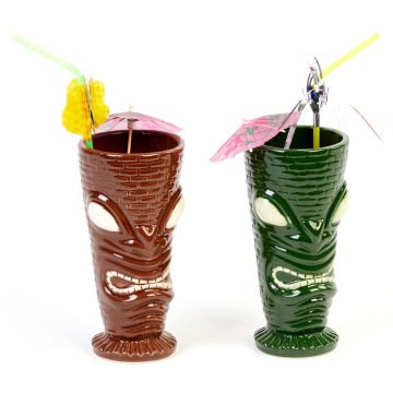 GRV-20209 Groovy Seramik Tiki Kokteyl Bardak - 8*H:17 – 350 cc