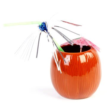 GRV-20222 Groovy Seramik Tiki Kokteyl Bardak - 10*H:10 – 270 cc