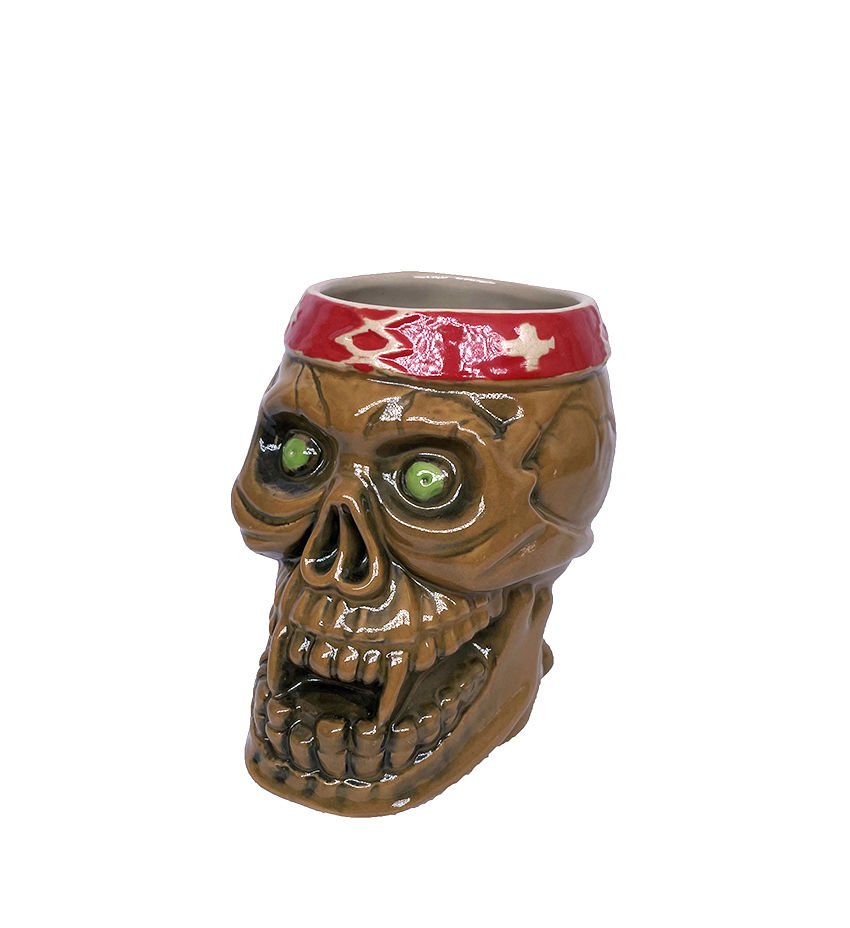 GRV-20225 Groovy Seramik Tiki Kokteyl Bardak - (12x11cm) 350 cc