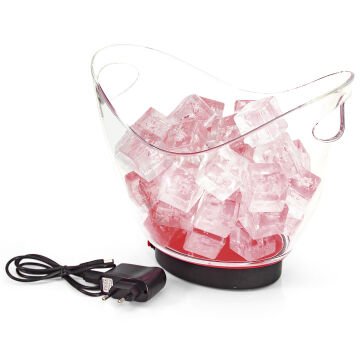 GRV-S-106L Groovy Led Işıklı Şişe Kovası - 27x20x20 cm