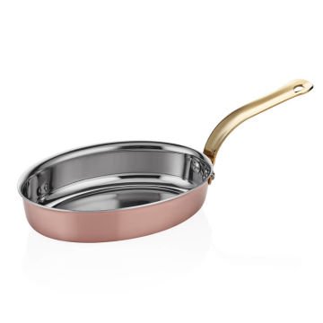 MM Bakır Mini Oval Tava