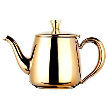 GRV-254-ALTIN Groovy Çelik Kahve ve Çay Potu (Altın) - 550 mm