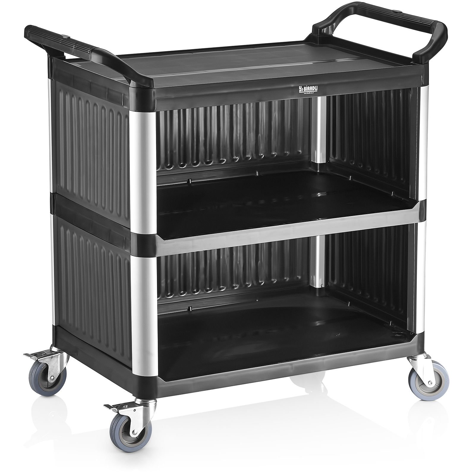 BRD-53 Monoblok Servis Arabası (Plastik) - 520 x 960 x 1070 mm