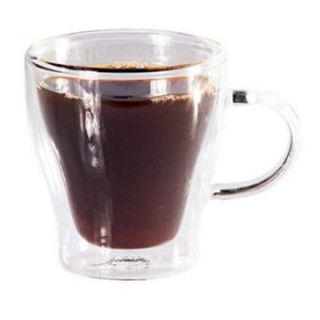 GRV-335 Groovy Çift Cidarlı Kulplu Bardak 250 ml