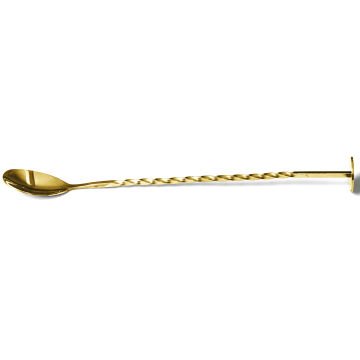 BRD-681-ALTIN Bar Kaşık Burgulu - 27 cm