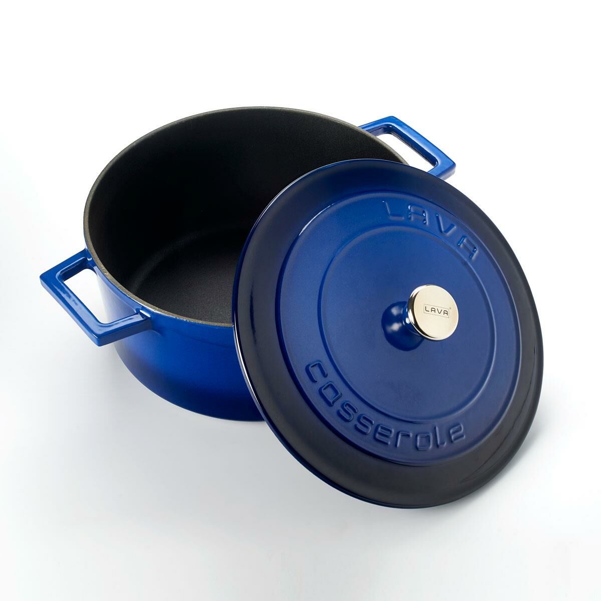 Lava Döküm Yuvarlak Tencere. Folk Çap(Ø)24cm.