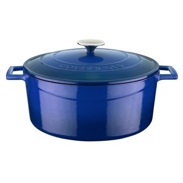 Lava Döküm Yuvarlak Tencere. Folk Çap(Ø)28cm.