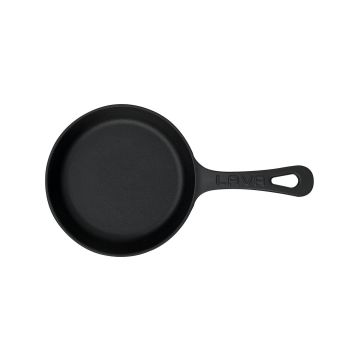 Lava Döküm Yuvarlak Kızartma Tavası Yekpare Saplı. Çap(Ø)16cm