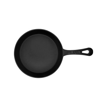 Lava Döküm Yuvarlak Kızartma Tavası Yekpare Saplı. Çap(Ø)20cm