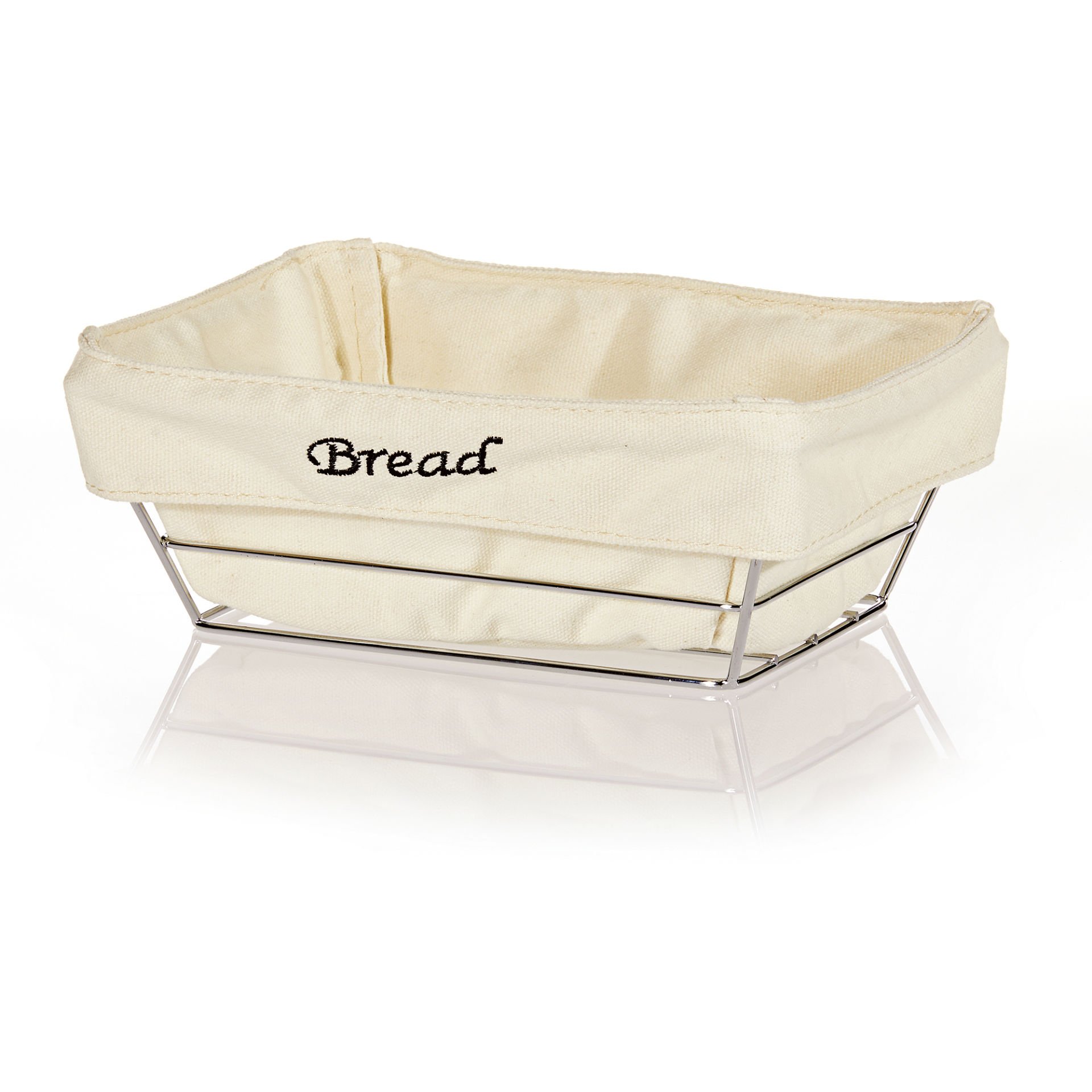 BRD-HW182B Dikdörtgen Bezli Ekmek Sepeti - 22 x 16 x 7,5 cm