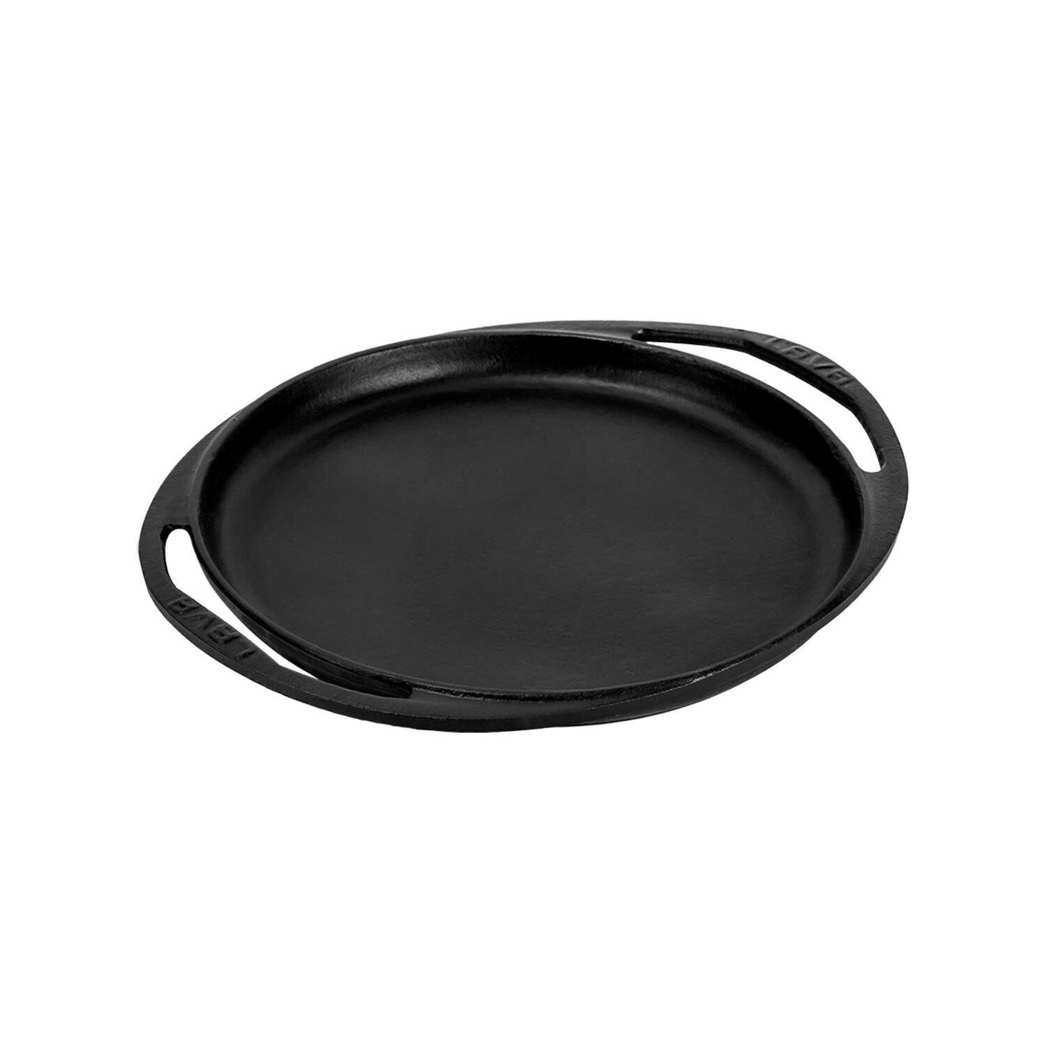 Lava Döküm Yuvarlak Kızartma Tavası Döküm Demir Yekpare Kulplu Çap(Ø)28cm.