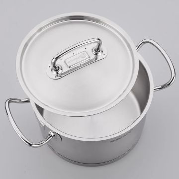 Korkmaz Proline 16x7.5 cm Kısa Tencere A1168