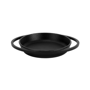 Lava Döküm Yuvarlak Sahan Döküm Demir Yekpare Çift Kulplu Çap(Ø)20cm.