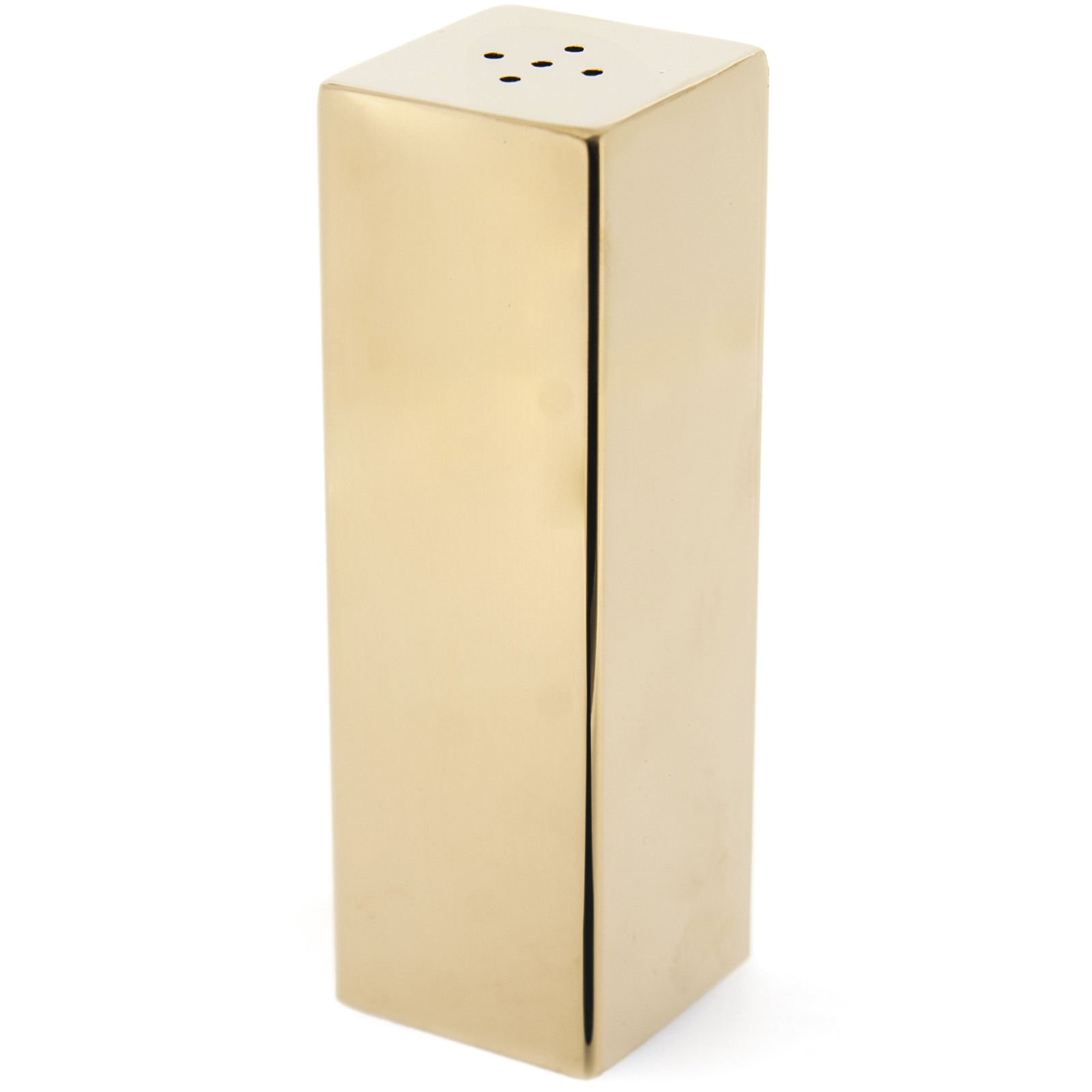 GRV-110-XL-ALTIN Groovy Tekli Kare Tuzluk Altın - 4X4x12,5cm
