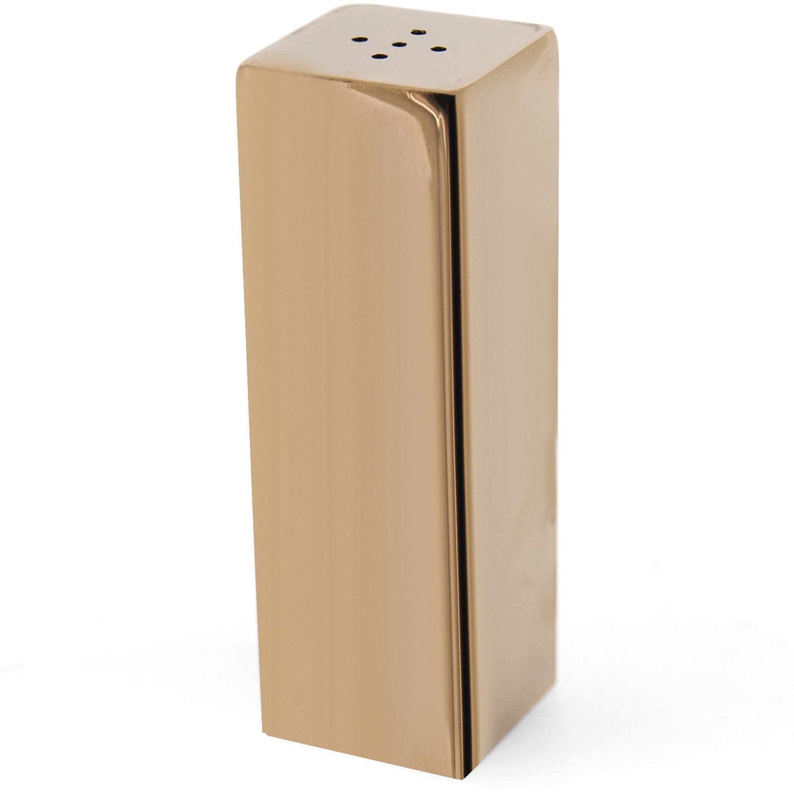 GRV-110-XL-BAKIR Groovy Tekli Kare Tuzluk Bakır - 4X4x12,5cm