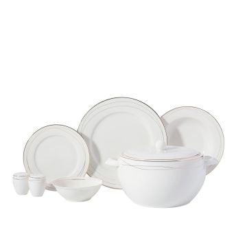 Korkmaz Perla Collection 60 Parça Yuvarlak Yemek Takımı A8379