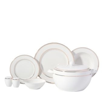 Korkmaz Perla Collection 60 Parça Yuvarlak Yemek Takımı A8361