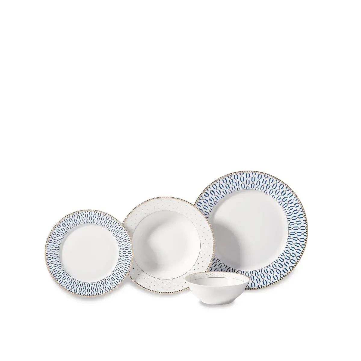 Korkmaz Perla Collection 60 Parça Yuvarlak Yemek Takımı A8389
