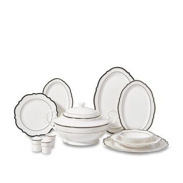 Korkmaz Eliza Collection 60 Parça Yuvarlak Yemek Takımı A8240