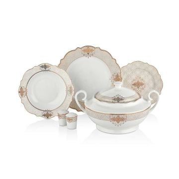 Korkmaz Eliza Collection 60 Parça Yuvarlak Yemek Takımı A8239