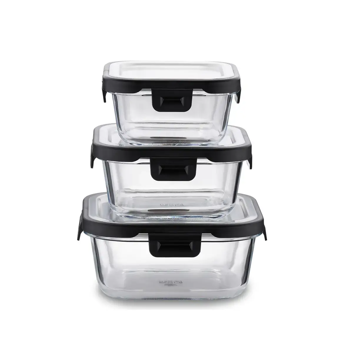 Korkmaz Freska Çelik Kapaklı 3lü Cam Saklama Seti A5628