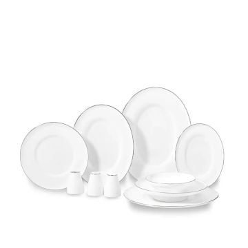 Korkmaz Bella Collection 60 Parça Yemek Takımı Platin A8171