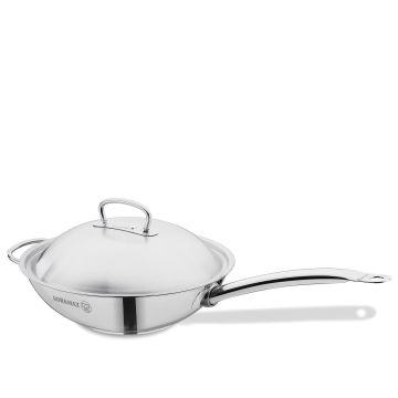 Korkmaz Proline Yardımcı Saplı 32x9 cm Wok A2796
