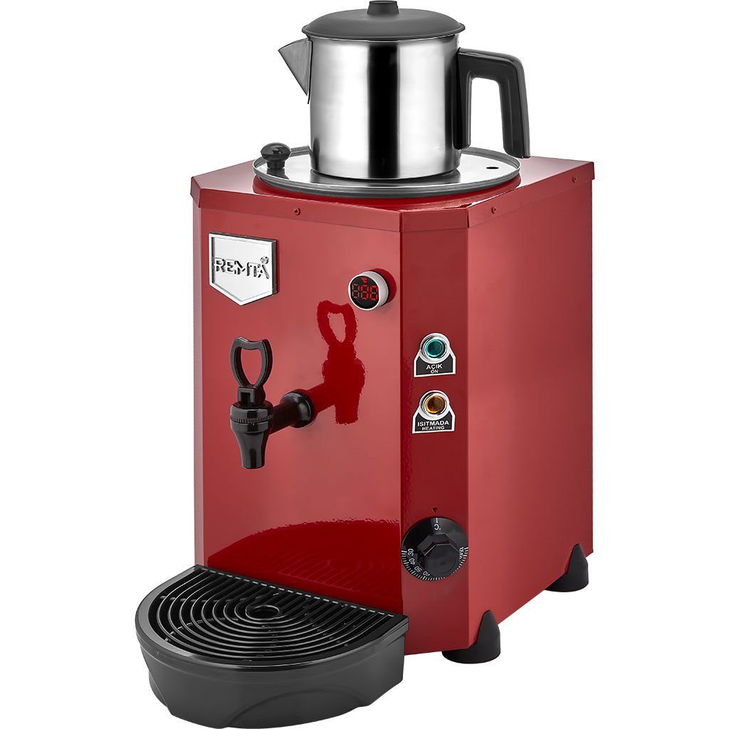 Remta 3 Demlikli Jumbo Çay Makinesi 40 lt - DE10 Kırmızı
