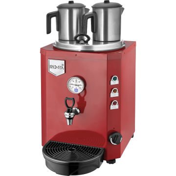 Remta 2 Demlikli Jumbo Çay Makinesi 15 lt - DE12 Kırmızı