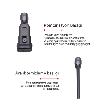 Korkmaz Stormia Şarjlı Dikey Süpürge A921