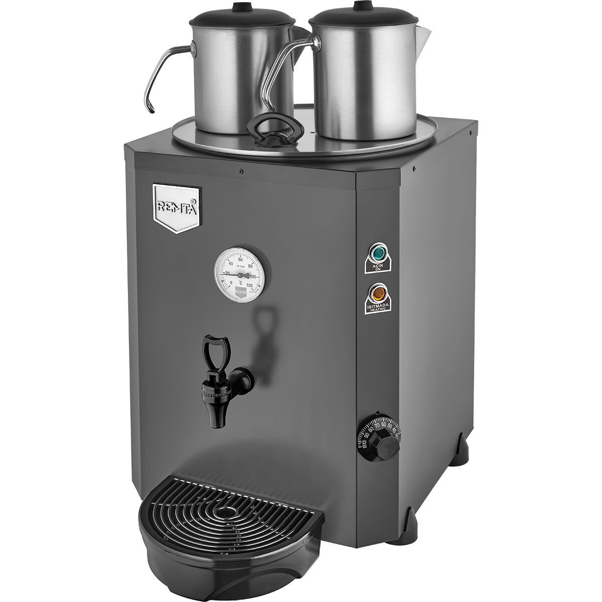 Jumbo Çay Makinesi Şamandıralı 23 lt - DE11S Siyah