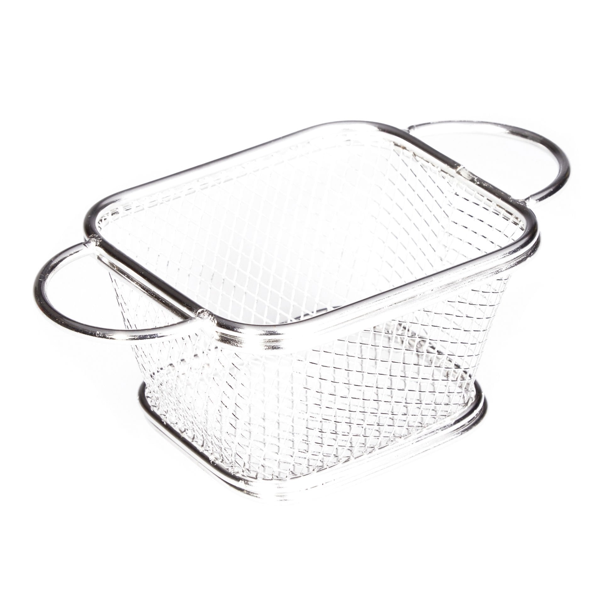 BRD-ST-05 Patates Sunumu Dikdörtgen Çift Kulp - 10X8,5×6,5 cm