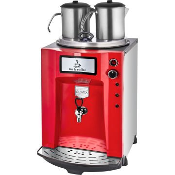 Remta 2 Demlikli 23 lt Premium Jumbo Çay Makinesi Kırmızı