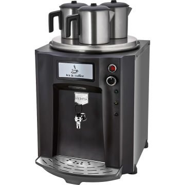 Remta 3 Demlikli 40 lt Premium Jumbo Çay Makinesi - DE10P Siyah