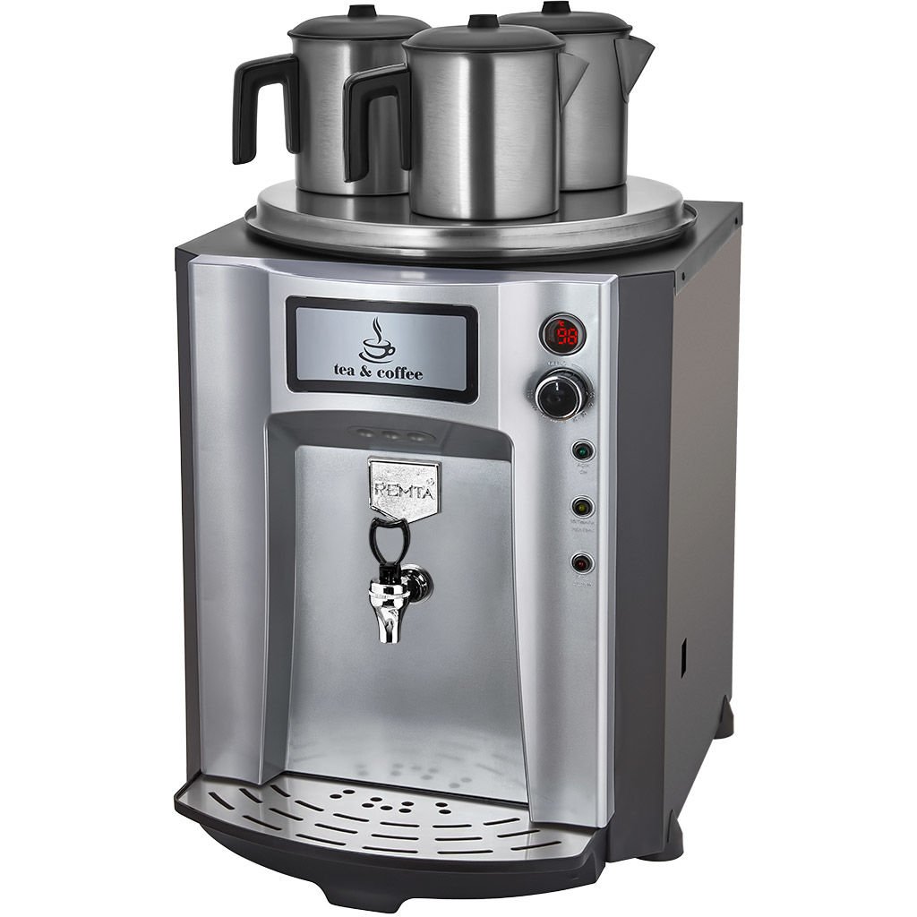 Remta 3 Demlikli 40 lt Premium Jumbo Çay Makinesi - DE10P Gri