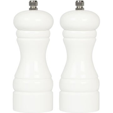 BRD-232-2 Karabiber Değirmeni İkili (Beyaz) - 13 cm
