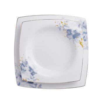 Korkmaz Bone Selection 60 Parça Kare Yemek Takımı A8455
