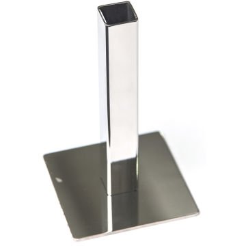 GRV-112-P Groovy Çelik Karanfillik Kare (Parlak) - 13 cm