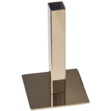 GRV-112-GOLD Groovy Çelik Karanfillik Kare Altın - 13 cm