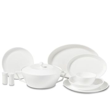Korkmaz Lines Collection 58 Parça Yuvarlak Yemek Takımı A8265