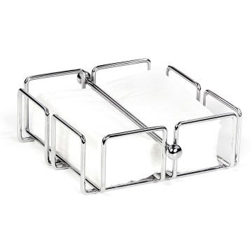 GRV-252 Groovy Metal Kare Peçetelik - 19X19X6,5 cm