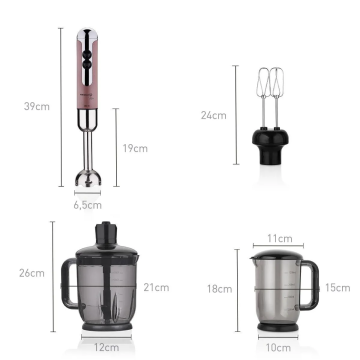 Korkmaz Mia Mega Rosagold/Krom Blender Set A447-09